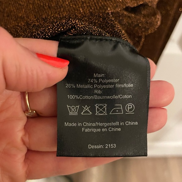 Bronze sparkle top - Picture 6 of 6